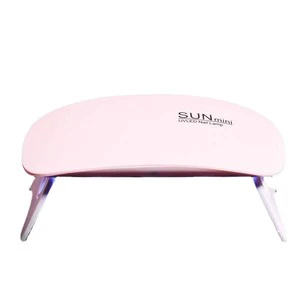 UV LED Light Gel Nails 6W Mini USB Portable Lamp Fast Drying Gel Polish Curing Light 60S Timer Low Noise Manicure Salon Home DIY