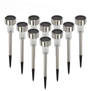 10Pack LED Solar Outdoor Lights Garden Lantern Solar Powered Lamp Waterproof Landscape Lighting Pathway Yard Lawn Decoration