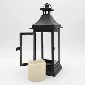 Black Handmade Aluminum Traditional Lantern for Home Decor and Weddings