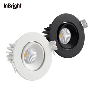 IP65 Waterproof LED Downlight Anti Glare Recessed LED Downlight COB LED Down Light Commercial Ceiling Lighting