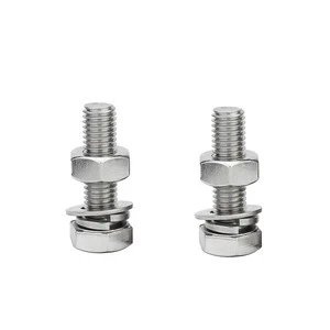 Custom Stainless Steel Nuts Bolts Manufacturing CNC Machining ISO9001 Certified Plain Finish Onsite Engineer Service For