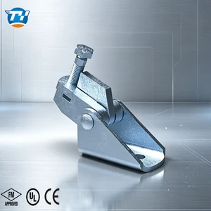 UTT10 Seismic Sway Pipe Clamp Carbon Steel Electro-Galvanized For FM CE Approved 1885lbs Single-Side For Pipe Up To 8