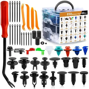 910pcs Reliable Universal Auto Plastic Fasteners for Daily Repair
