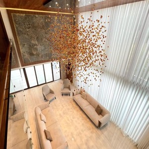 ANNO Modern Luxury Gold Glass Stone Pendant Chandelier For Dining Space Interior Lighting Design