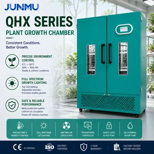 JUNMU QHX Programmable LED Plant Growth Chamber - Lab Grade Constant Climate Control For Seed Germination 100L-1680L