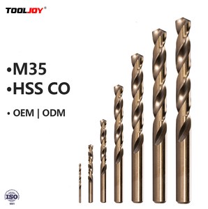 M35 Cobalt Drill Bits Set HSS Co Twist Drill For Stainless Steel Metal Drilling OEM ODM TOOLJOY