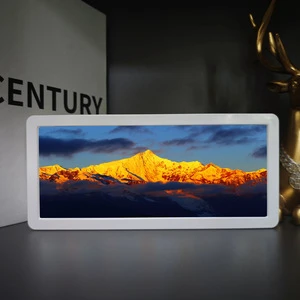 Popular 3d Rgb White Wood ABS USB Data Cable Battery Charging Touch Lamp16-Color Changing Anime Led Light Box For Decoration