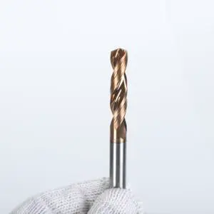 5D Tungsten Solid Carbide Inner Coolant Twist Drill Bit for HRC55/HRC60 Steel