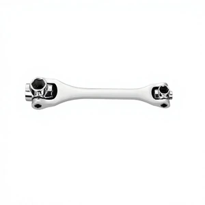 8-in-1 Multi-functional 360 Degree Rotating Metric 8-21mm Universal CR-V Steel Heavy Duty Mechanic Repairing Socket Wrench