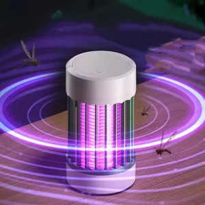 LED Mosquito Killer Lamp USB Insect Repellent Silent Mosquito Lamp Bug Zapper Indoor With Data Cable and Special Cleaning Brush