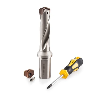 Crown drill discarded internal cooling bit