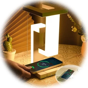 Anti Gravity Reading Desk Light Magnetic Levitation Table Lamp for Bedroom Study Office Decor Smart Home Light