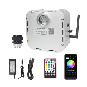 APP Control DC12V 32W RGBW Color Twinkle LED Fiber Optic Light for Star Ceiling Decoration