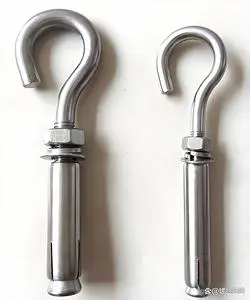 304 Stainless Steel J Type Expansion Hook Anchor Bolt, Concrete Wall Hanging Fastener