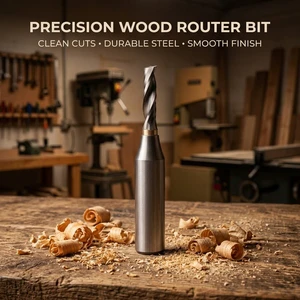 Supal OEM Hot Sale High-Speed Steel Carbide Single Flute Spiral End Mill Cutter for Woodworking Tools with 3-Year Warranty