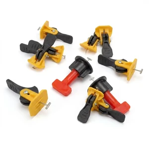 Professional Dual-Design Reusable Tile Leveling System Kit Press-Type & Screw-Type T-Pin Levelers For Precision Tiling Projects