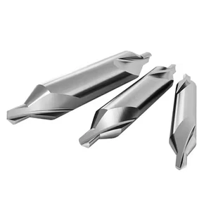 M2 High Speed Steel 60 Degree Angle Center Drill Bits Set for Lathe Metalworking Countersink Tools for Lathe Metal Drilling