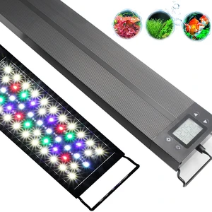 30-120cm Waterproof Aquarium Lights Fish Tank Light 10 Gallon Planted Aquarium LED Light