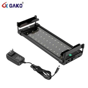 Gako ZJL-40A Freshwater Aquarium LED Light with Extendable Brackets, SMD2835 Aquarium LED Lighting for Aquatic Plant Fish Tank