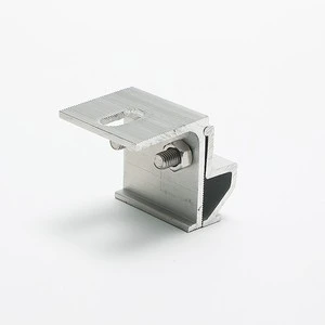 Aluminum Wind Resistant Roof Clamp Solar PV Mounting Seam Clamp Fixing Metal Seam Bracket For Solar Installation