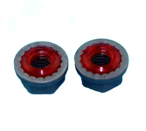 M6 Yellow Zinc Plated Hydraulic Sealing Self-locking Nut