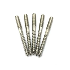 Customized Carbon Steel Galvanized Headless Double End Thread Hanger Bolts