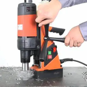 New 220v New Magnetic Drill DX-35 Magnetic Seat Drill Industrial-Bench Drilling Machine Small Portable Electromagnet Iron-absorb