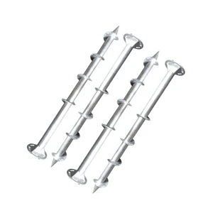 High Quality And Low Price Screw Piles Metal Ground Spike Pole Anchor In Stock