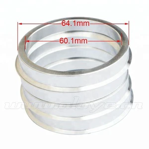 ID 60.1mm OD 63.4/64.1/65.1/66.1/66.6/67.1/71.5/73.1/74.1 High Quality Aluminum Car Wheel Spacer Hub Centric Rings