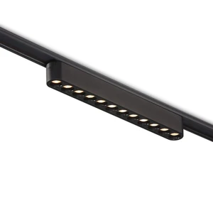 Modern Style 12W Black Track Lights Rail Lighting System Led Office Track Light