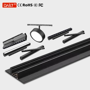 11mm Magnetic Track Light DC48vMagnetic Track Light Smart Magnetic Track Lights Rail Lighting System Led Magnetic Track Light