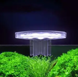 Waterproof LED Aquarium Light Aquatic Plants Grow Lamp 5W 8LED Aquarium Light for Fish Tank