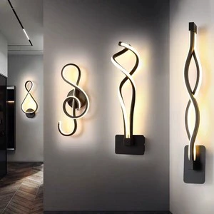 Decoration Hotel Wall Sconce Decorative Living Room Bedroom Interior Lights Fixture Led Modern Wall Lamps