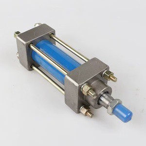 Sanjia Customized Hydraulic Parts MOB40X400 Lightweight Steel Oil Cylinder Hard Chrome Plated Rod 7MPa Pressure 1 Year Warranty