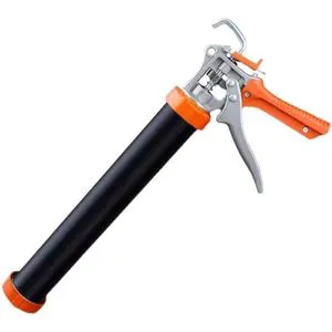 Factory Supply 15 Inch Matte Black Caulk Gun Professional Industrial Manual Foam Sausage Caulking Guns OEM Customizable
