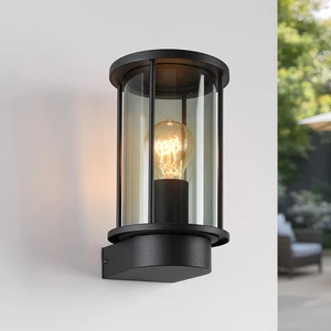 Exterior Wall Lamp Lights Aluminum Cast Outdoor Garden Exterior Wall Lanterns Lighting Modern Black Wall Lamps