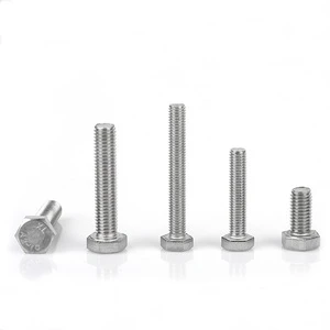 Manufacturer Direct Hex Nut Bolt Fasteners Bolts Nuts DIN933 M10 M12 M13 Hex Bolt