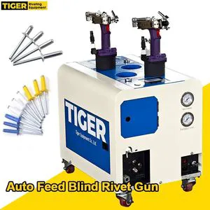 TIGER Industrial Best Pneumatic Handheld Automatic Auto Feed Blind Pop Rivet Gun Tool For Factory