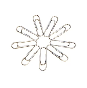 Factory Supply New Model 25 Office Metal Paper Clip Holder Dispenser Wholesale 1000 Pcs Large Size 1.3 Inch 33mm Paper Clips