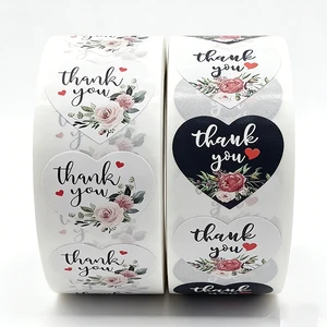 Custom Size Self-Adhesive Business Labels Personalized Foil Stamping Stickers Rolls Vinyl Material