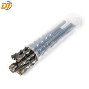 DT Customizable SDS Max Drill Bit SDS Plus Drill Bit Set Flat/Cross Tip Carbide Masonry Drill Bit With Single/Double Flute