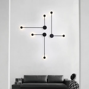 New Interior Decoration Linear Wall Lamp Suitable for Modern LED Indoor Wall Lamps in Living Rooms, Dining Rooms, Corridors