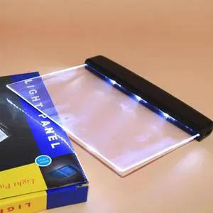 Battery Powered Flat Led Book Light With Adjustable Reading Night Light for Children Reading in Bed at Night