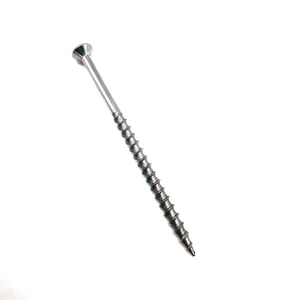 High Quality Metric Square Drive Stainless Steel Countersunk Head Deck Screws Self Tapping Wood Screws Class 6 Nickel Coated