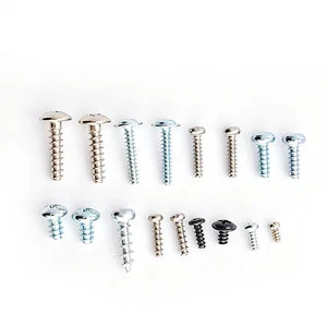 Factory Low Price Titanium/Aluminium Stainless Steel Self Tapping Screws DIN Standard Metric Zinc Plated Industrial Fastening