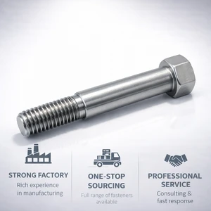 Hexagon Head Bolts Stainless Steel 304/316 DIN Standard Hex Drive Bolts & Studs Industrial Fasteners