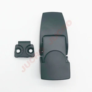 BK604-2 Mini Zinc Alloy & Stainless Steel Key Operated Quick Release Buckle Lock Draw Latch In Black For Boxes