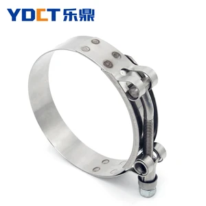 Wide Band Stainless Steel T-Bolt Clamp for Truck Engine Hose