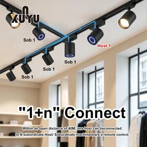 Recessed Magnetic Speaker Track Light 48V Smart LED Rail System Dimmable For Minimalist Home Commercial Office
