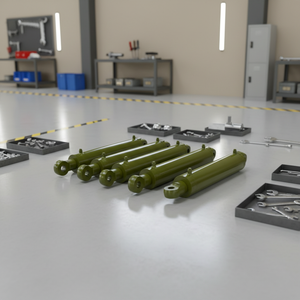 Manufacturer Direct Supply, Custom Double-Acting Hydraulic Cylinder for Power Steering System